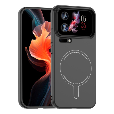 Xiaomi 17 Pro Kılıf M-Safe Şarj Özellikli Kamera Korumalı Zore Elio Sert PC Kapak - 1