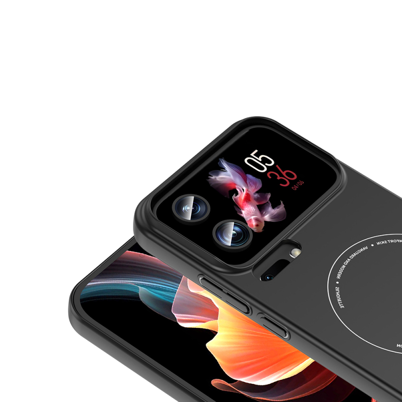 Xiaomi 17 Pro Kılıf M-Safe Şarj Özellikli Kamera Korumalı Zore Elio Sert PC Kapak - 5