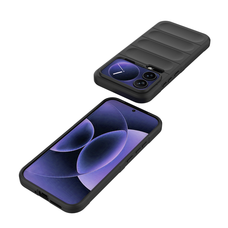 Xiaomi 17 Pro Max Case Flexible TPU Hollow Back Design Zore Ethnic Silicone Cover - 4