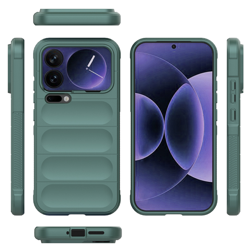 Xiaomi 17 Pro Max Case Flexible TPU Hollow Back Design Zore Ethnic Silicone Cover - 25
