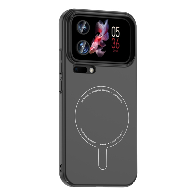 Xiaomi 17 Pro Max Case with M-Safe Charging Feature and Camera Protection - Zore Elio Hard PC Cover - 3