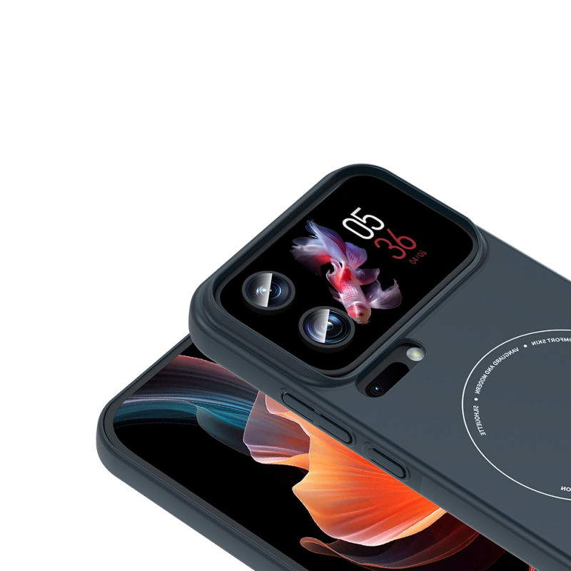 Xiaomi 17 Pro Max Kılıf M-Safe Şarj Özellikli Kamera Korumalı Zore Elio Sert PC Kapak - 6