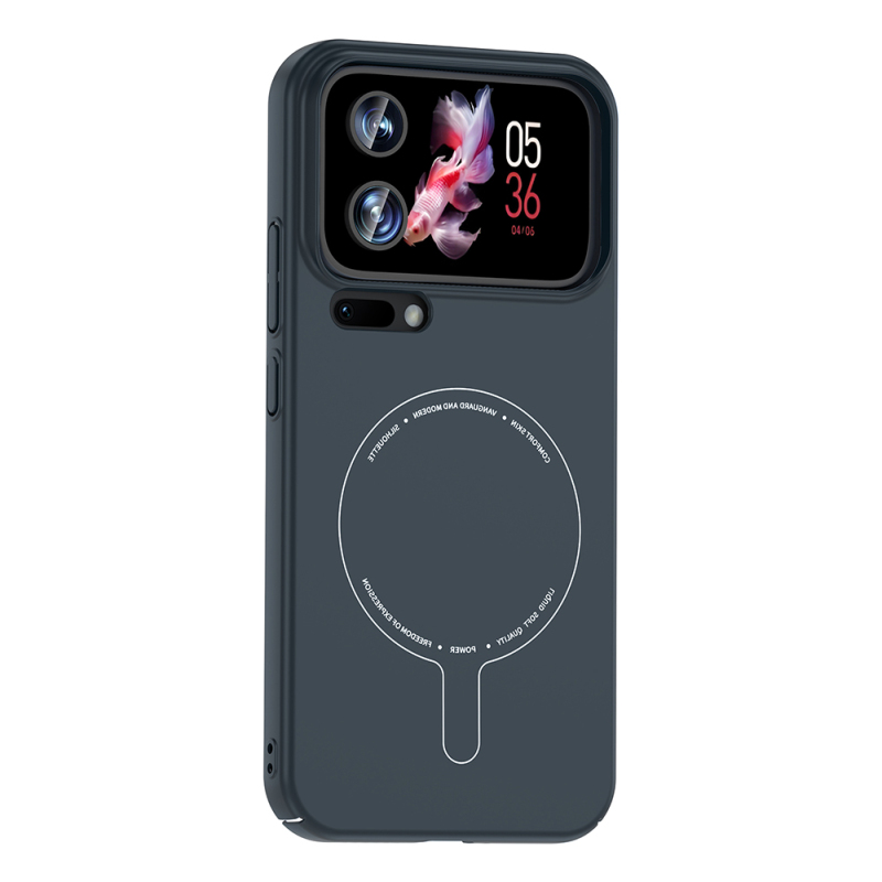 Xiaomi 17 Pro Max Kılıf M-Safe Şarj Özellikli Kamera Korumalı Zore Elio Sert PC Kapak - 4
