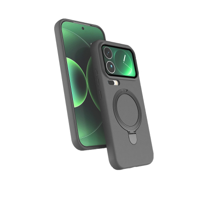 Xiaomi 17 Pro Max Kılıf M-safe Şarj Özellikli Standlı Zore Samara Kapak - 4