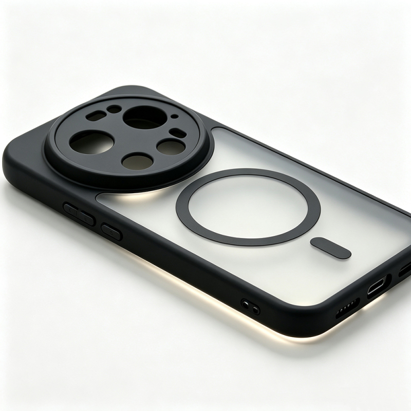 Xiaomi 17 Ultra Case with M-Safe Charging and Camera Protection - Zore Lunex Cover - 3