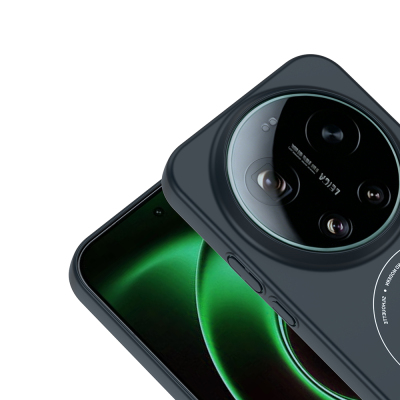 Xiaomi 17 Ultra Case with M-Safe Charging Feature and Camera Protection - Zore Elio Hard PC Cover - 6