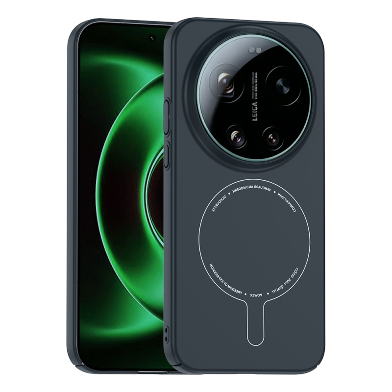 Xiaomi 17 Ultra Case with M-Safe Charging Feature and Camera Protection - Zore Elio Hard PC Cover - 2