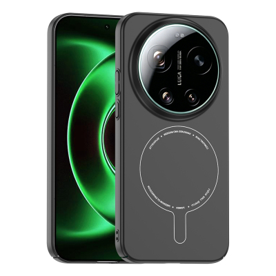 Xiaomi 17 Ultra Case with M-Safe Charging Feature and Camera Protection - Zore Elio Hard PC Cover - 1