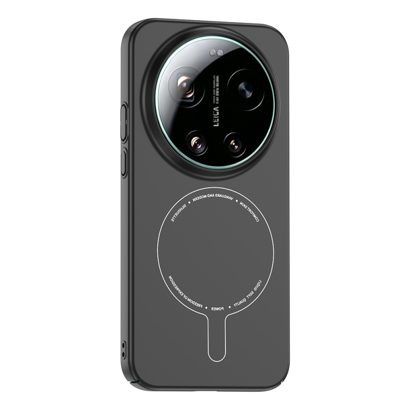 Xiaomi 17 Ultra Case with M-Safe Charging Feature and Camera Protection - Zore Elio Hard PC Cover - 4