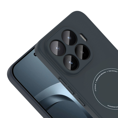 Xiaomi 17T Kılıf M-Safe Şarj Özellikli Kamera Korumalı Zore Elio Sert PC Kapak - 5