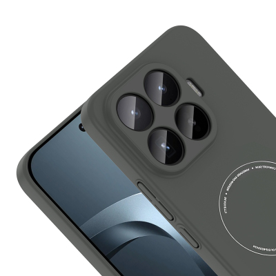 Xiaomi 17T Kılıf M-Safe Şarj Özellikli Kamera Korumalı Zore Elio Sert PC Kapak - 6