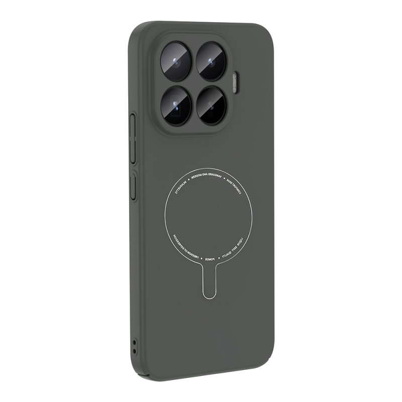 Xiaomi 17T Pro Kılıf M-Safe Şarj Özellikli Kamera Korumalı Zore Elio Sert PC Kapak - 4