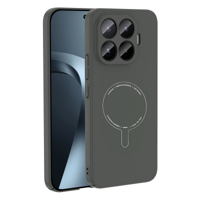Xiaomi 17T Pro Kılıf M-Safe Şarj Özellikli Kamera Korumalı Zore Elio Sert PC Kapak - 1