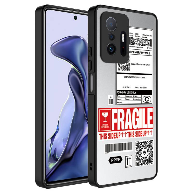 Xiaomi Mi 11T 5G Case Mirror Patterned Camera Protection Glossy Zore Mirror Cover - 4