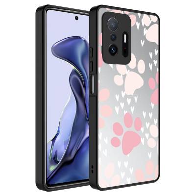 Xiaomi Mi 11T 5G Case Mirror Patterned Camera Protection Glossy Zore Mirror Cover - 2