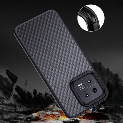 Xiaomi Mi 13 Case Aramid Carbon Fiber Wlons Radison Cover with Magsafe - 5