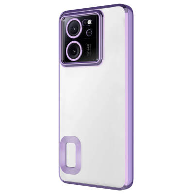 Xiaomi Mi 13T Case Camera Protection Zore Omega Cover Showing Logo - 9