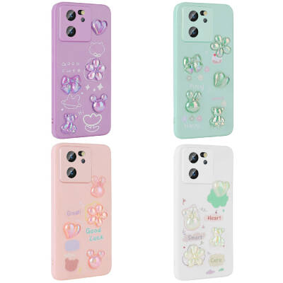 Xiaomi Mi 13T Pro Case Relief Figured Shiny Zore Toys Silicone Cover - 2