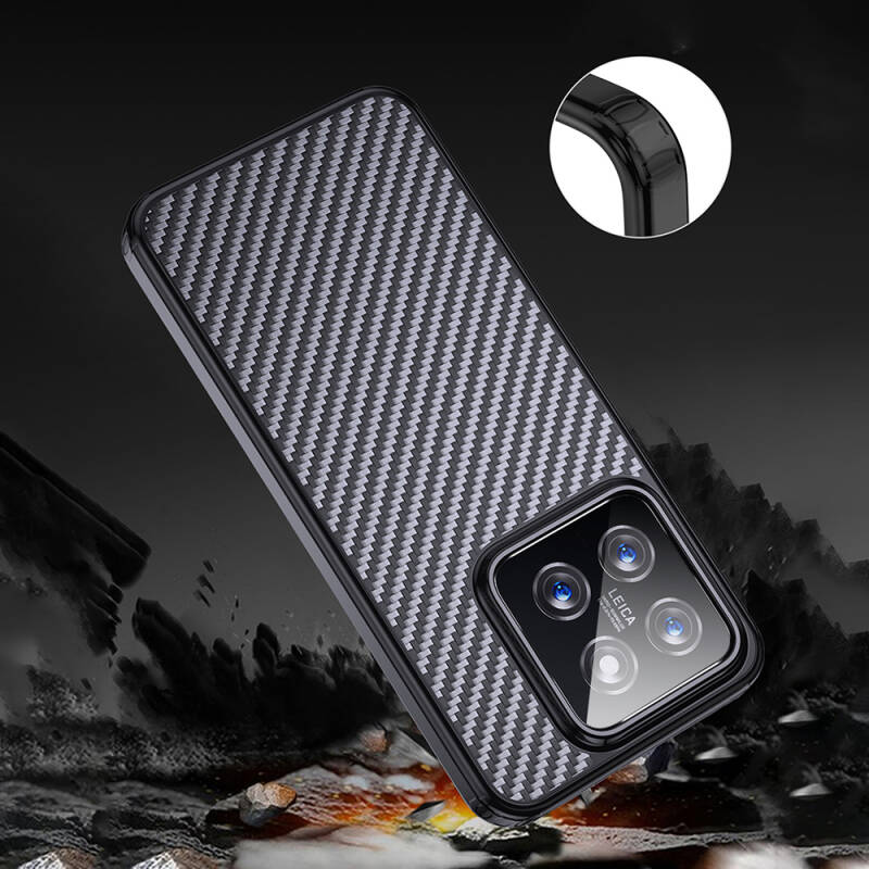 Xiaomi Mi 14 Case Aramid Carbon Fiber Wlons Radison Cover with Magsafe - 16