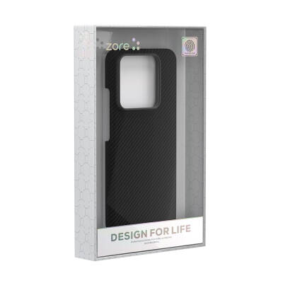 Xiaomi Mi 14 Case Magsafe Charging Feature 600D Zore Krek Karbon Cover - 6