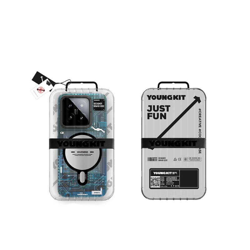 Xiaomi Mi 14 Case YoungKit Technology Series Cover with Magsafe Charging Feature - 8