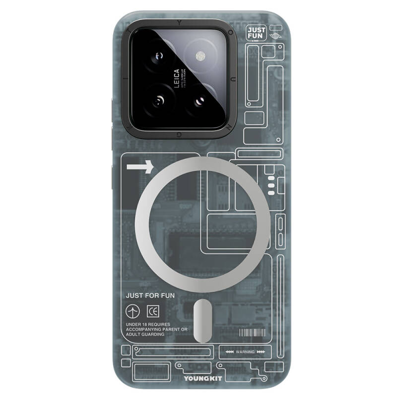 Xiaomi Mi 14 Case YoungKit Technology Series Cover with Magsafe Charging Feature - 15