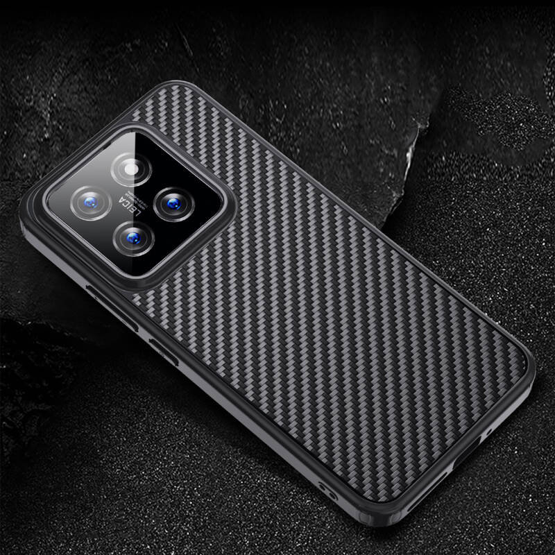 Xiaomi Mi 14 Pro Case Aramid Carbon Fiber Wlons Radison Cover with Magsafe - 4