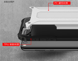 Xiaomi Mi 6 Kılıf Zore Crash Silikon Kapak - 4