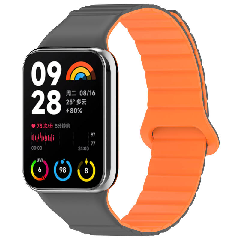 Xiaomi Mi Band 8 Pro Silicone Band Zore KRD-105 Strap - 14