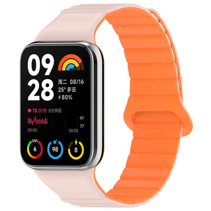 Xiaomi Mi Band 8 Pro Silicone Band Zore KRD-105 Strap - 17