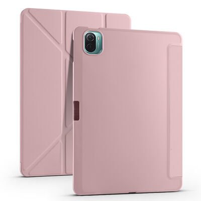 Xiaomi Mi Pad 5 Case Zore Tri Folding Smart With Pen Stand Case - 14