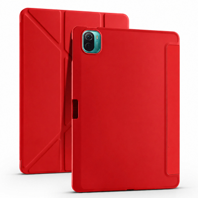 Xiaomi Mi Pad 5 Kılıf Zore Tri Folding Kalem Bölmeli Standlı Kılıf - 15
