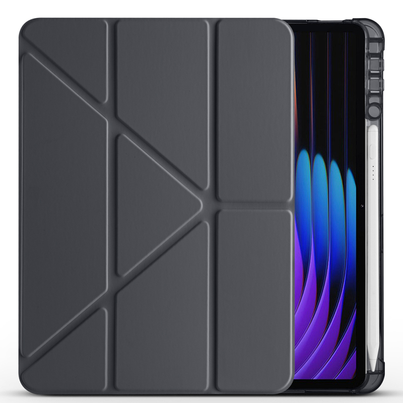 Xiaomi Pad 7 Kılıf Zore Tri Folding Kalem Bölmeli Standlı Kılıf - 17