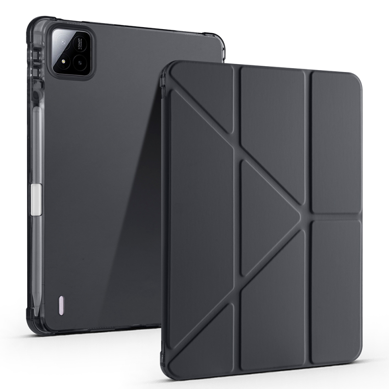 Xiaomi Pad 7 Kılıf Zore Tri Folding Kalem Bölmeli Standlı Kılıf - 3