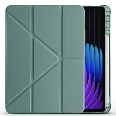 Xiaomi Pad 7 Kılıf Zore Tri Folding Kalem Bölmeli Standlı Kılıf - 14