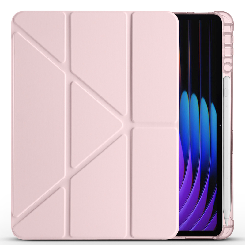 Xiaomi Pad 7 Kılıf Zore Tri Folding Kalem Bölmeli Standlı Kılıf - 15