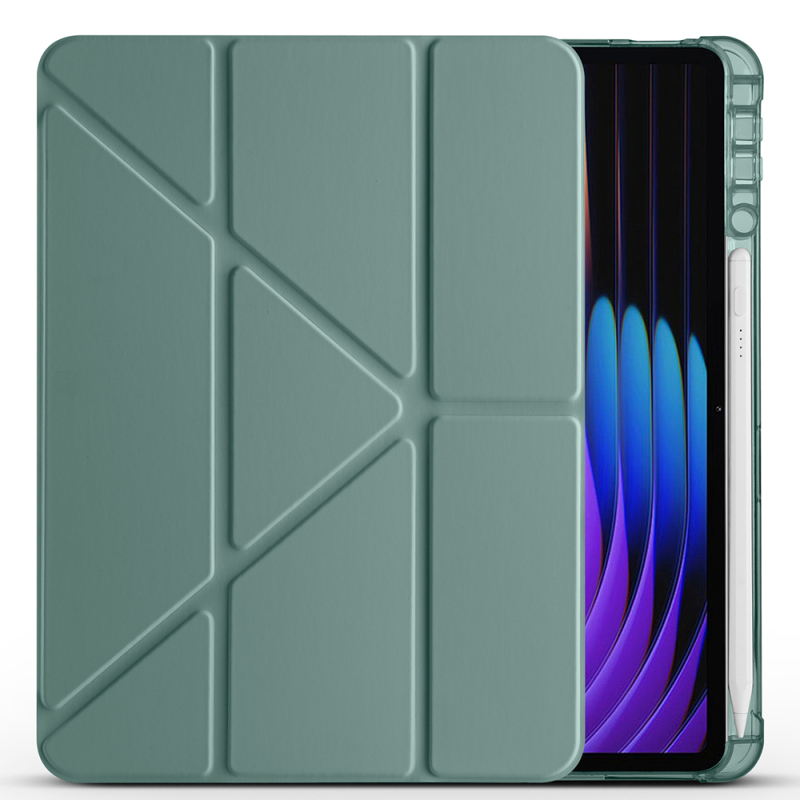 Xiaomi Pad 8 Kılıf Zore Tri Folding Kalem Bölmeli Standlı Kılıf - 10