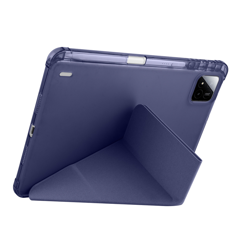 Xiaomi Pad 8 Pro Case Zore Tri Folding Case with Pen Compartment and Stand - 14