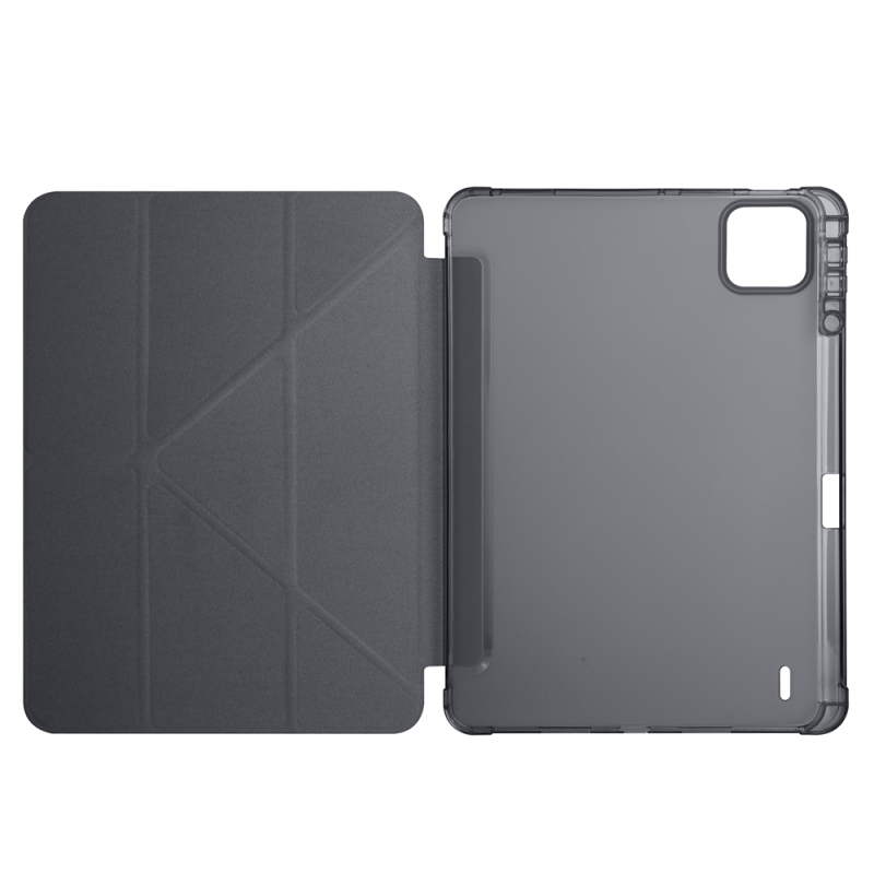 Xiaomi Pad 8 Pro Case Zore Tri Folding Case with Pen Compartment and Stand - 25