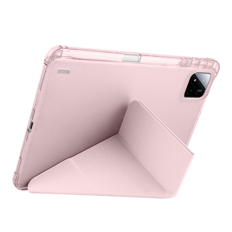 Xiaomi Pad 8 Pro Case Zore Tri Folding Case with Pen Compartment and Stand - 35
