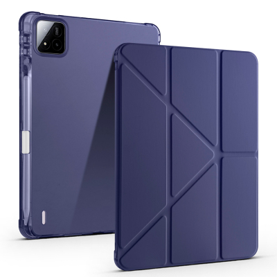 Xiaomi Pad 8 Pro Case Zore Tri Folding Case with Pen Compartment and Stand - 4