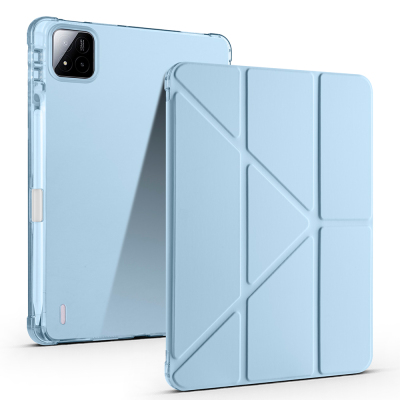 Xiaomi Pad 8 Pro Case Zore Tri Folding Case with Pen Compartment and Stand - 3
