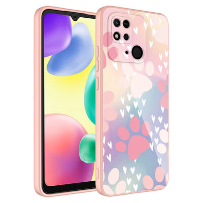 Xiaomi Poco C40 Case Camera Protected Patterned Hard Silicone Zore Epoksi Cover - 8