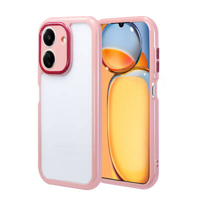 Xiaomi Poco C65 Case Camera Protected Colorful Edge Frame Design Zore Vitamin Cover - 1