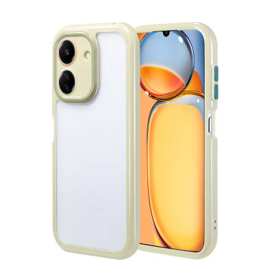 Xiaomi Poco C65 Case Camera Protected Colorful Edge Frame Design Zore Vitamin Cover - 5