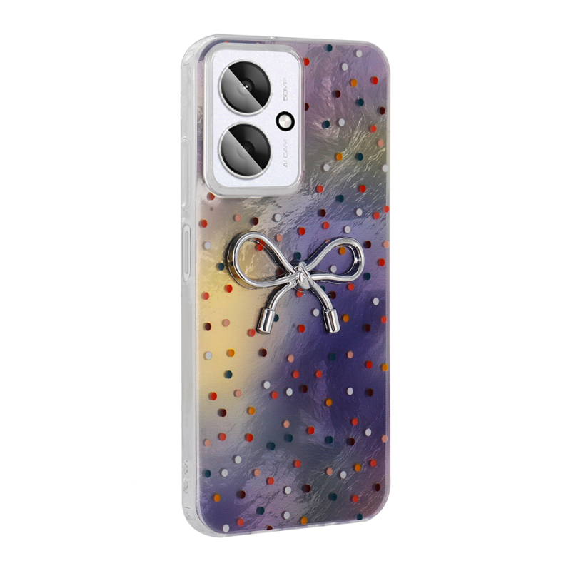 Xiaomi Poco C65 Case Camera Protection Figured Zore Ponti Silicone Cover - 10