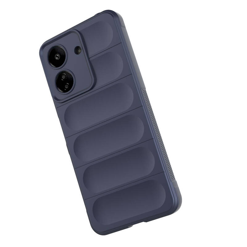 Xiaomi Poco C65 Case Flexible TPU Hollow Back Surface Design Zore Etnik Silicone Cover - 27