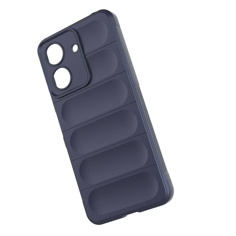 Xiaomi Poco C65 Case Flexible TPU Hollow Back Surface Design Zore Etnik Silicone Cover - 28