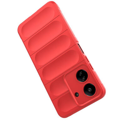 Xiaomi Poco C65 Case Flexible TPU Hollow Back Surface Design Zore Etnik Silicone Cover - 36