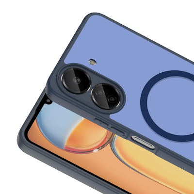Xiaomi Poco C65 Case M-safe Charging Feature Zore Babet Cover - 12